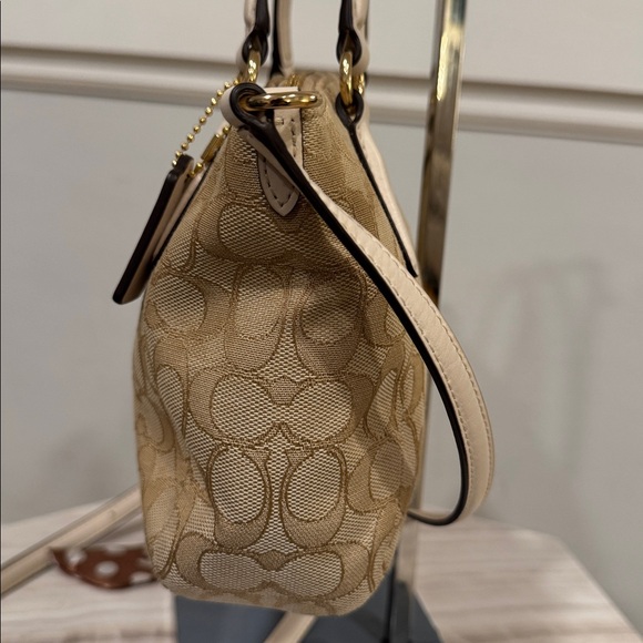 Coach Bag Kelsey Mini Cream Tan Satchel - Picture 5 of 17